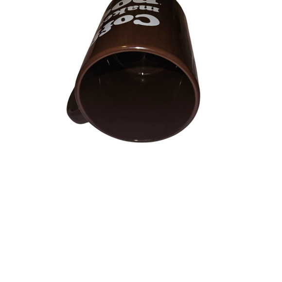 Funny "Coffee Makes me Poop" Coffee Mug Brown Novelty - Picture 6 of 11